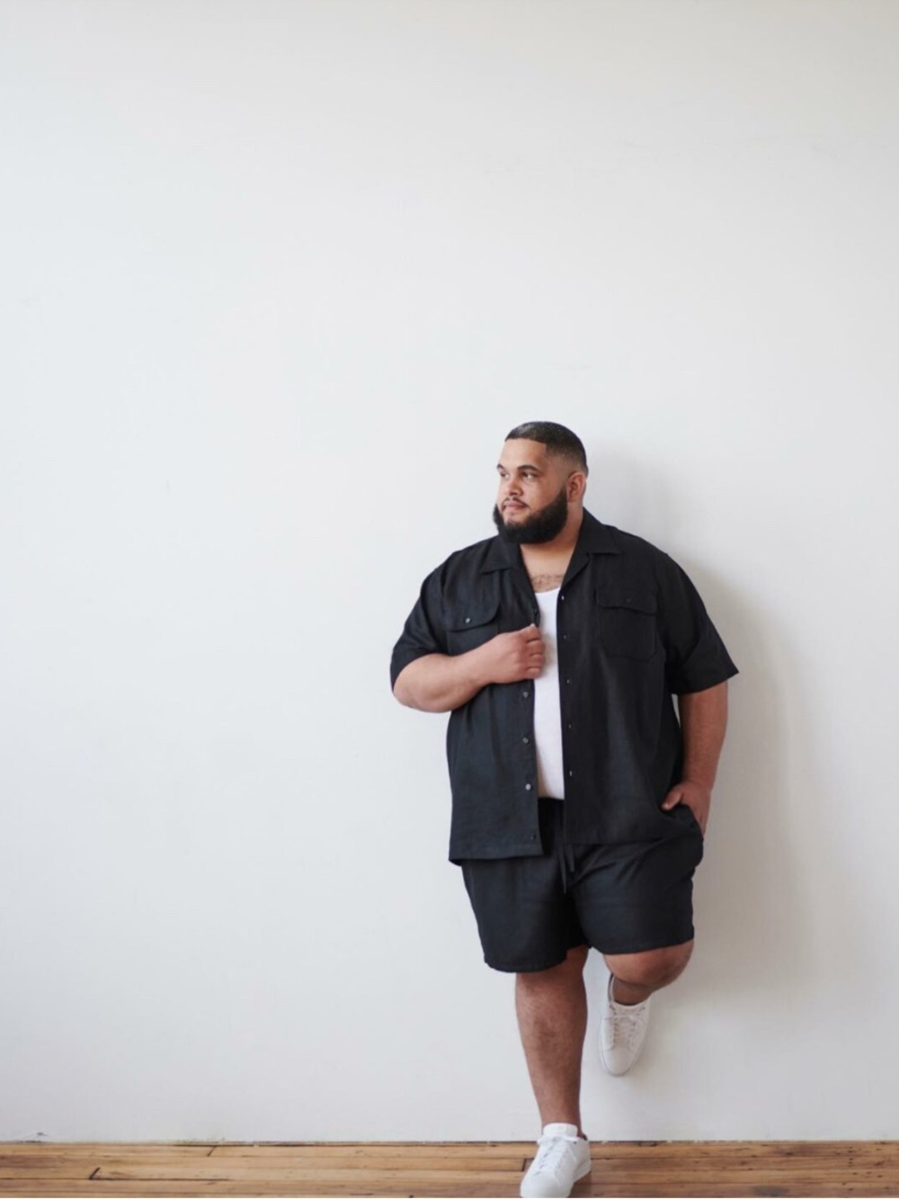 GOOD COUNSEL McGrady Chino Shorts in Black Size 66/11